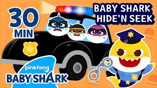 FREEZE Catch the Thief Shark Family  Compilation  Baby Shark Story  Baby Shark Official [upl. by Lobell773]