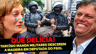 AGORA Militares descem a madeira em deputada do PSOL Tarcísio não perdoou e botou pra torar [upl. by Firmin]