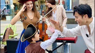 Pirates Of The Caribbean  Karolina Protsenko amp Ray Chen Violinist [upl. by Sessylu]