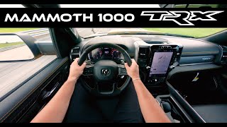 1000 Horsepower RAM TRX POV Test Drive  MAMMOTH 1000 Upgrade by Hennessey [upl. by Anowahs]