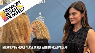 Interview with Monica Barbaro — Newport Beach Film Honors X Variety’s Actors to Watch [upl. by Hawthorn319]