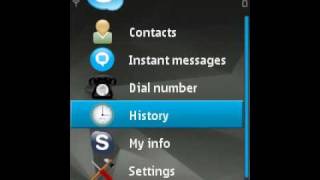 Skype for Symbian Latest Version Demo [upl. by Ramor]