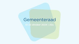 Gemeenteraad Halle  22 oktober 2024 [upl. by Perusse]