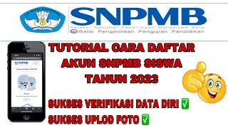 TUTORIAL CARA DAFTAR AKUN SNPMB SISWA 2023 [upl. by Marcos90]