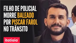 POLÍCIA INVESTIGA MORTE DE FILHO DE POLICIAL BALEADO APÓS PISCAR FAROL NO RJ [upl. by Neahs]