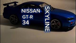 Solido Nissan Skyline R34 GTR 118 Diecast Model [upl. by Senhauser]