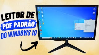 COMO ESCOLHER O LEITOR DE PDF PADRÃO PARA O SISTEMA WINDOWS 10 DO COMPUTADOR [upl. by Wilhide164]