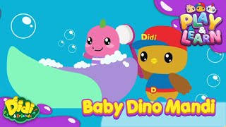 Baby Dino Mandi  Buku Cerita Didi  Didi amp Friends Indonesia [upl. by Terina]