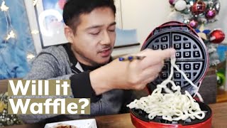 Will it Waffle  Japanese Convenience Store Food [upl. by Blessington]