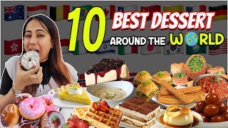 Eating 10 Best amp Famous Desserts from around the world  Food Challenge [upl. by Ajan636]