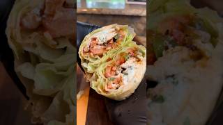 Easy Fajita Lettuce Wrap 🤤 food foodie shorts [upl. by Sherry]