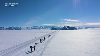 Runner achieves Dec marathon on Antarctica in record time [upl. by Lind177]