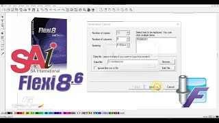 FlexiSignPro Tutorials  How to use Auto Serialized Tools [upl. by Lorola]