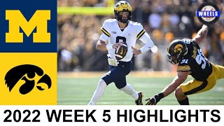 4 Michigan vs Iowa Highlights  College Football Week 5  2022 College Football Highlights [upl. by Ardnasela]