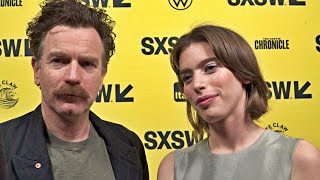 Ewan McGregor Clara McGregor amp Emma Westenberg on Bleeding Love  SXSW 2023 Red Carpet Interview [upl. by Eisserc]