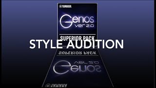 Genos Superior Pack • Style Audition [upl. by Loos]