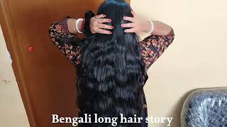 knee length super long hair heavy braid  hair style story [upl. by Gardie]