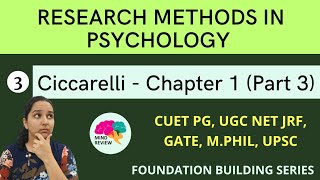 Ciccarelli Chapter 1  Part 3  Research Methods in Psychology  Mind Review [upl. by Jochbed236]