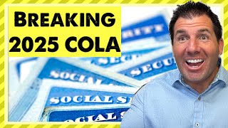 BREAKING OFFICIAL 2025 Social Security COLA RELEASED [upl. by Barbaraanne]