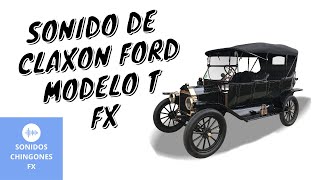 Bocina de Ford Modelo T Ahooogah  🔊 Efecto de Sonido [upl. by Aloke]