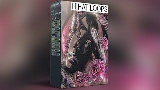 FREE DOWNLOAD Hi HAT LOOP KIT  ROYALTY FREE SAMPLE PACK  Samples for DrillHipHop and Trap [upl. by Cyrill]