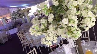 Red Cube Events  The Stockley Marquee for hire on Stockley Park Golf Course Uxbridge UB11 1AQ [upl. by Adnarim]