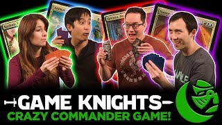 Crazy Commander Game with Gaby Spartz and Kenji Egashira  Game Knights 16  EDH Gameplay [upl. by Carlota655]