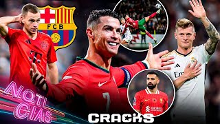 ¡GOLAZO de CR7  Bayern teme al Barça  ¿Vuelve KROOS  Soprende SALAH  FALSO lo de Davies [upl. by Jariv]