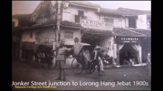 Malacca in 1930s and 1970s [upl. by Nosduj]