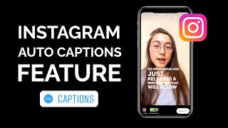 How to Add Auto Captions to Instagram Stories New Captions Sticker and Feature for Stories [upl. by Sluiter]