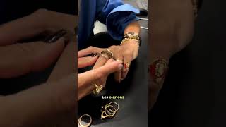 La bague Hamburger de Nadine Ghosn 🍔 Vidéo par Lori Hirshleifer joaillerie bijoux jewelry ring [upl. by Annoyik]