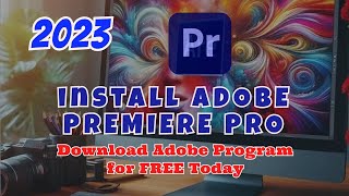 Adobe PREMIERE 2023 español Fácil y Rápido FREE INSTALLATION ¡Ultima Actualización [upl. by Valerle]