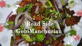 Road side Gobi Manchurian  kaalan  maddur special  cauliflower Manchurian  Gobi Manchurian [upl. by Atinnek]