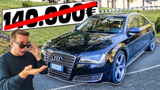 500cv e LUSSO al Prezzo di una VW GOLF  Audi A8L W12 ESAGERATA [upl. by Romy]