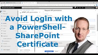 Connect PowerShell to SharePoint with a Certificate [upl. by Bara268]