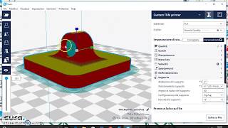 31  Cura 3d  TUTORIAL PRO come mettere il supporto [upl. by Kendra]