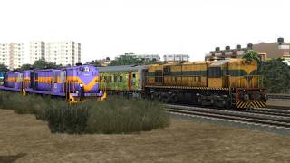 NWR Route  MG Removal  Duronto Coaches  WDSAD [upl. by Nagaet]