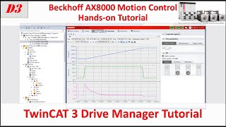 MB23 AX8000 Servo310 Configure Beckhoff Drive TwinCAT3 Drive Manager 2 Tutorial [upl. by Anaillil777]