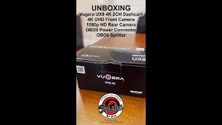 Vugera UX9 4K Dashcam Unboxing [upl. by Shandra234]