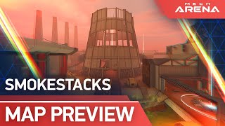 Map preview Smokestacks  CPC  Mech Arena [upl. by Eniale466]