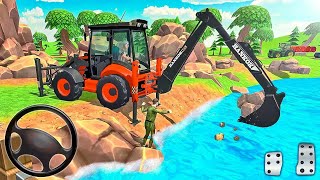 Real Jcb Construction Game 3D  Real Jcb Simulator Game  Android Gameplay [upl. by Harimas291]