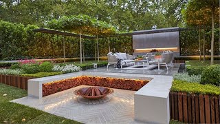 Top 100 Contemporary Modern Backyard patio Design Ideas for 2024 [upl. by Rosaleen940]