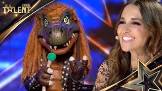 Cinco DINOSAURIOS con un estilo de canto muy HEAVY  Audiciones 10  Got Talent España 2024 [upl. by Ainesey]