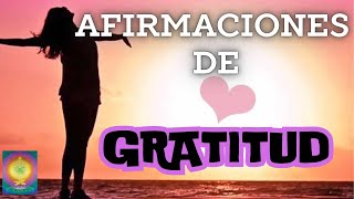 🙏 AFIRMACIONES DE GRATITUD 💜✨ [upl. by Irmina488]