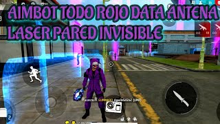 AIMBOT TODO ROJOANTENA LASER MORADO 💯 FREE FIRE GLOBAL BYPASS LINK DIRECTO [upl. by Rett]