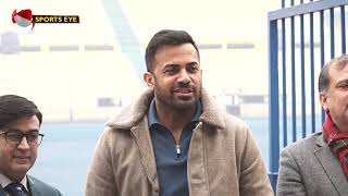 Wahab Riaz Big Announcement About Arbab Niaz Stadium Peshawar l Sportseye790 [upl. by Sivam]