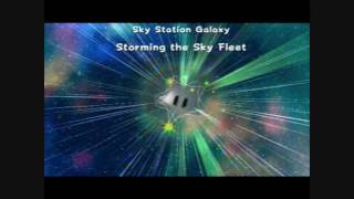 Super Mario Galaxy 2  Sky Station Galaxy  Storming the Sky Fleet [upl. by Kaylil]