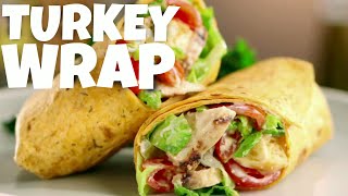 Healthy Wrap Recipe  turkey wraps  turkey meat  ground turkey  tortilla [upl. by Murdock]