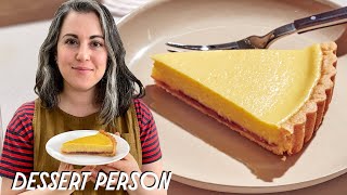 Claire Saffitz Makes Meyer Lemon Tart  Dessert Person [upl. by Gustafsson]