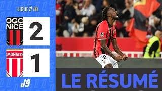 OGC Nice  AS Monaco  21  Le Résumé  Ligue 1 202425 [upl. by Ellimac]